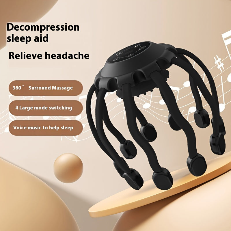 10-Finger Scalp Massager With 4 Modes - Deep Relaxation And Relief - Perfect Gifts For Women Men Family - Cyprus