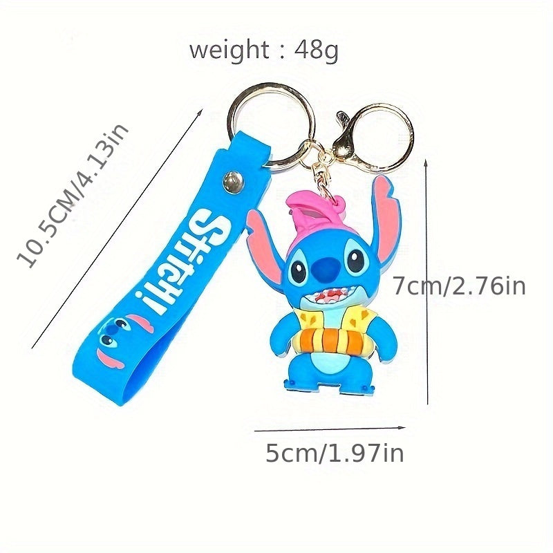 🔵 UME Sevimli Lilo ve Sırt Çantası için Stitch Anahtar Zinciri