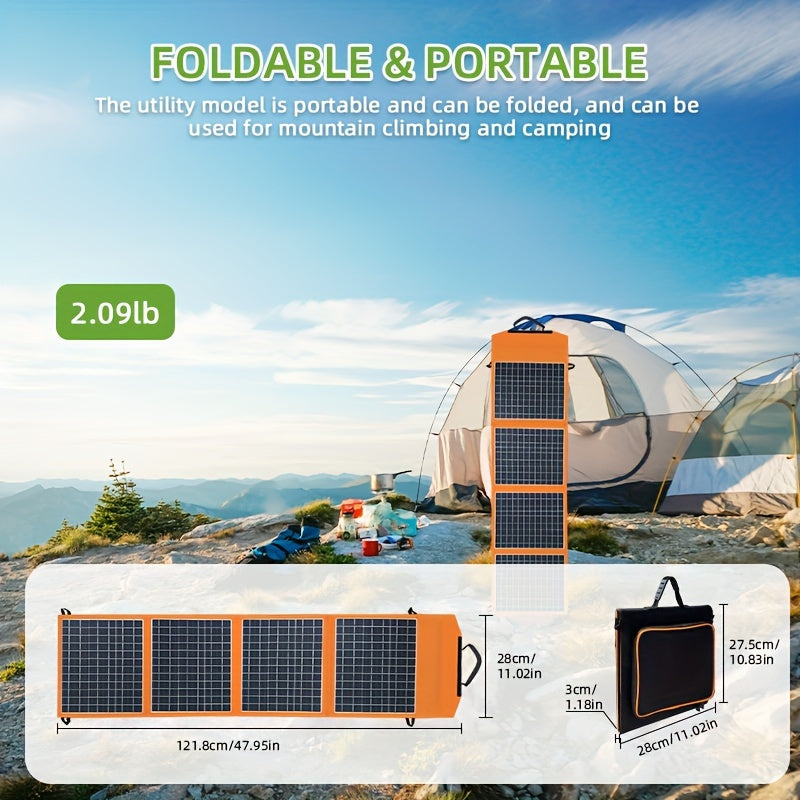 40W Foldable Solar Panel Charger for Outdoor Adventures