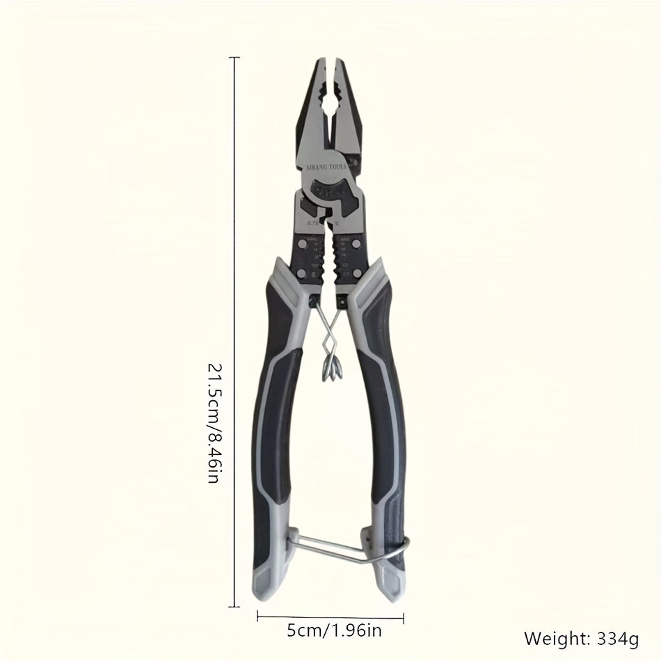 Effortless Wire Stripping & Cutting Pliers - Durable Carbon Steel - Comfortable Grip