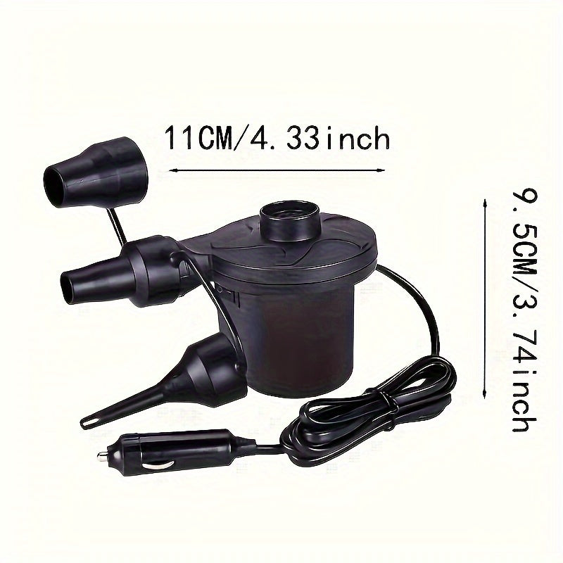 Versatile 36V Electric Inflator Pump with Car Plug for Mattresses, Toys & Storage Bags