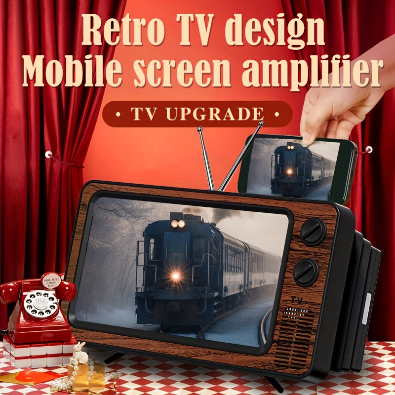 Retro TV Mobile Phone Screen Amplifier and Holder