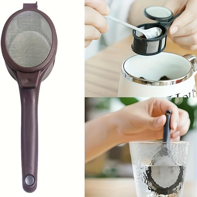 Efficient Coffee Filter Spoon - Compact, No-Power Kitchen Gadget for Brewing and Baking