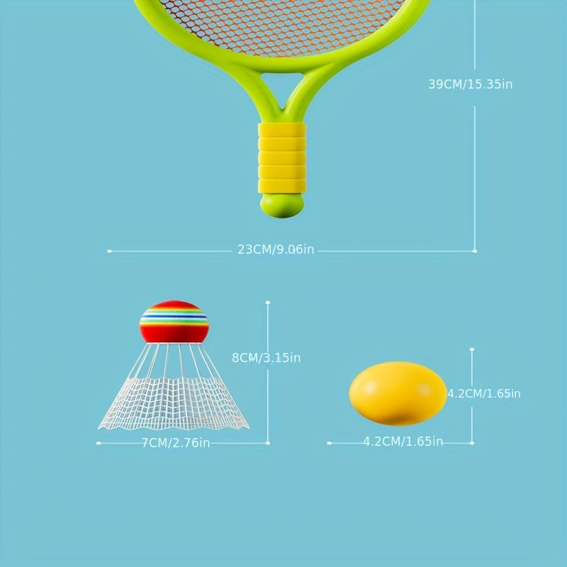 Interactive Badminton Racket Set - Red or Yellow - Cyprus