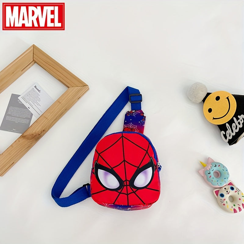 Anime-Inspired Nylon Crossbody Bag with Spiderman, Stitch, & Stars Hollow Characters - Cyprus