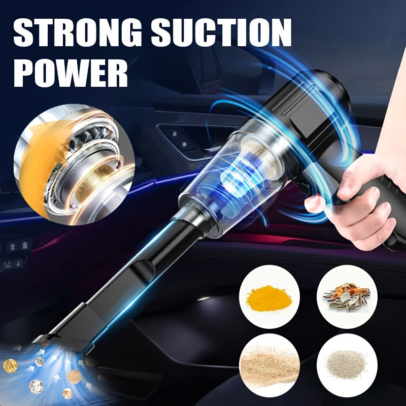 2 In 1 Mini Handheld USB Car Vacuum Cleaner - Cyprus