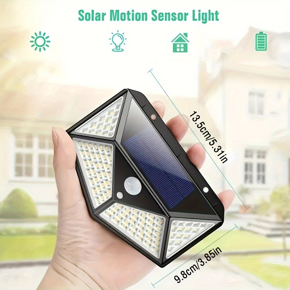 Cyprus Solar Wall Light: Motion-Sensor Security in Sleek Black