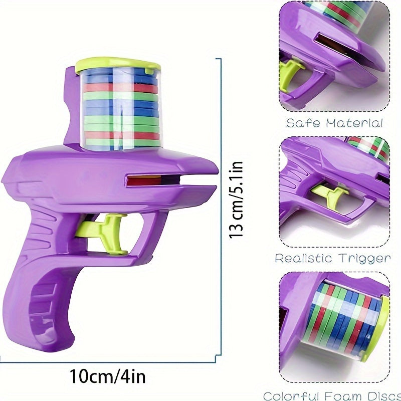 Foam Disc Launcher Flying Disc Handheld Shooter Toy - Cyprus