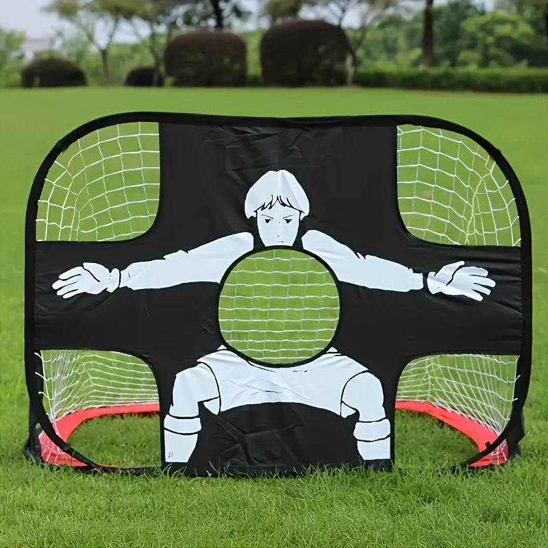 Folding Soccer Goal with Target Net - Christmas and Halloween Gift - Cyprus