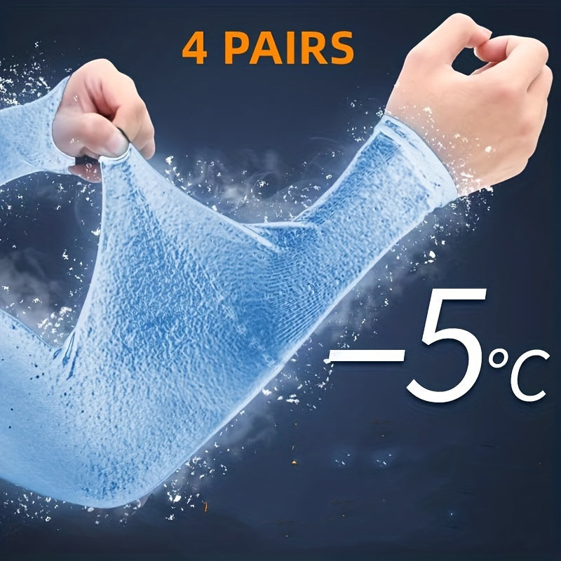 Cooling Sun Protection Ice Sleeves Set - Unisex Summer Outdoor Accessories - 4 Colour Options - Cyprus