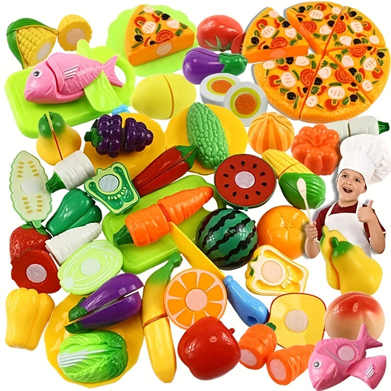 Fun Cutting Food Toy Set 24 Pieces - Cyprus