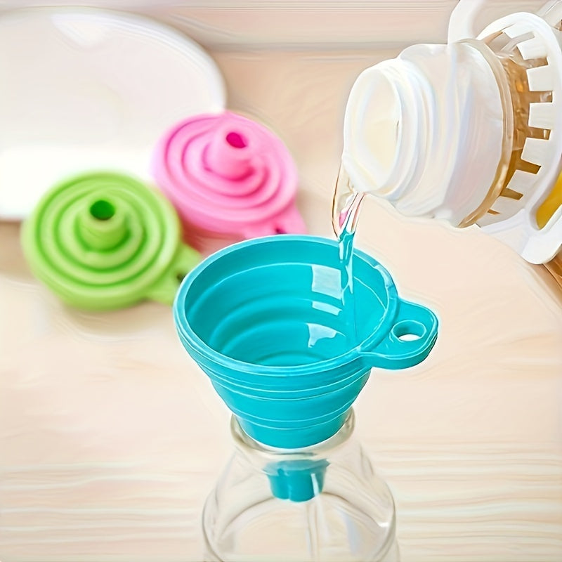 Silicone Funnel for Effortless Liquid Transfer - Ideal for Water Bottles - No Power Needed - Cyprus