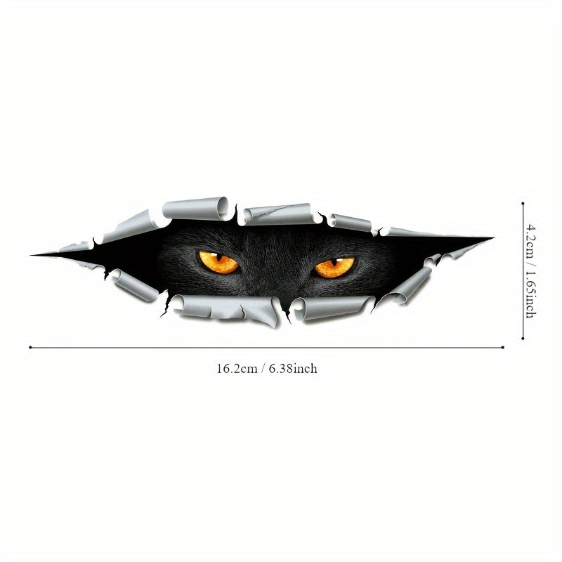 Cat Eye Design Waterproof Car Sticker - Stylish Eye Protection - Cyprus