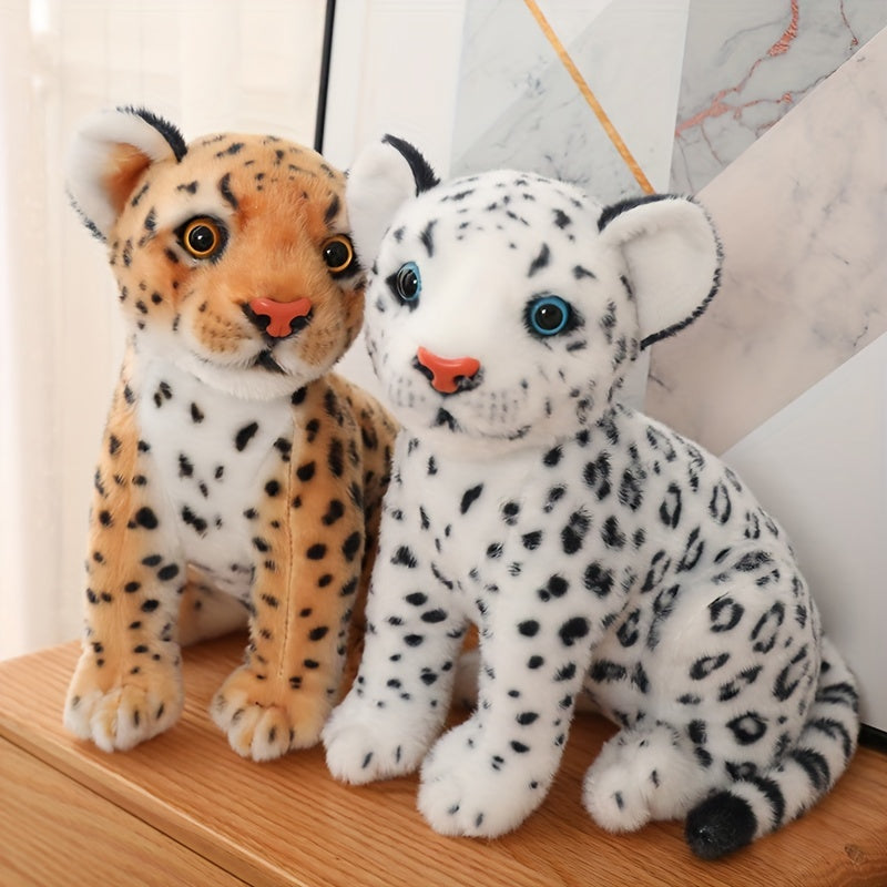 Toy en peluche de Snow Leopard Molutian 28cm Simulation Snow Animal pour enfants