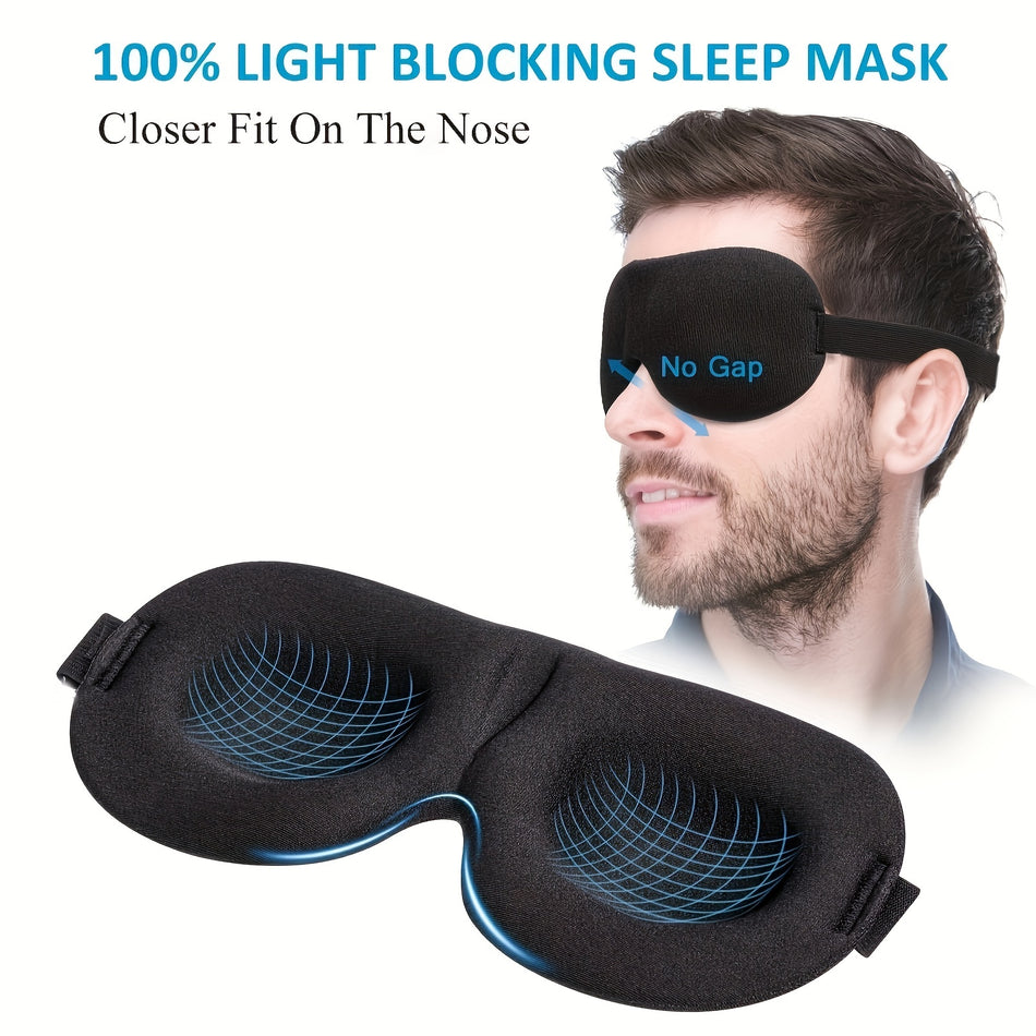 Cyprus 3D Sleep Mask for Back & Side Sleeper - Ultimate Blackout Comfort