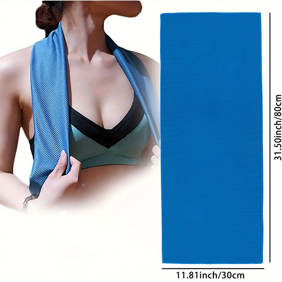 6pcs Microfiber Cooling Towel Set - Gym & Yoga Essential - 6 Vibrant Colours