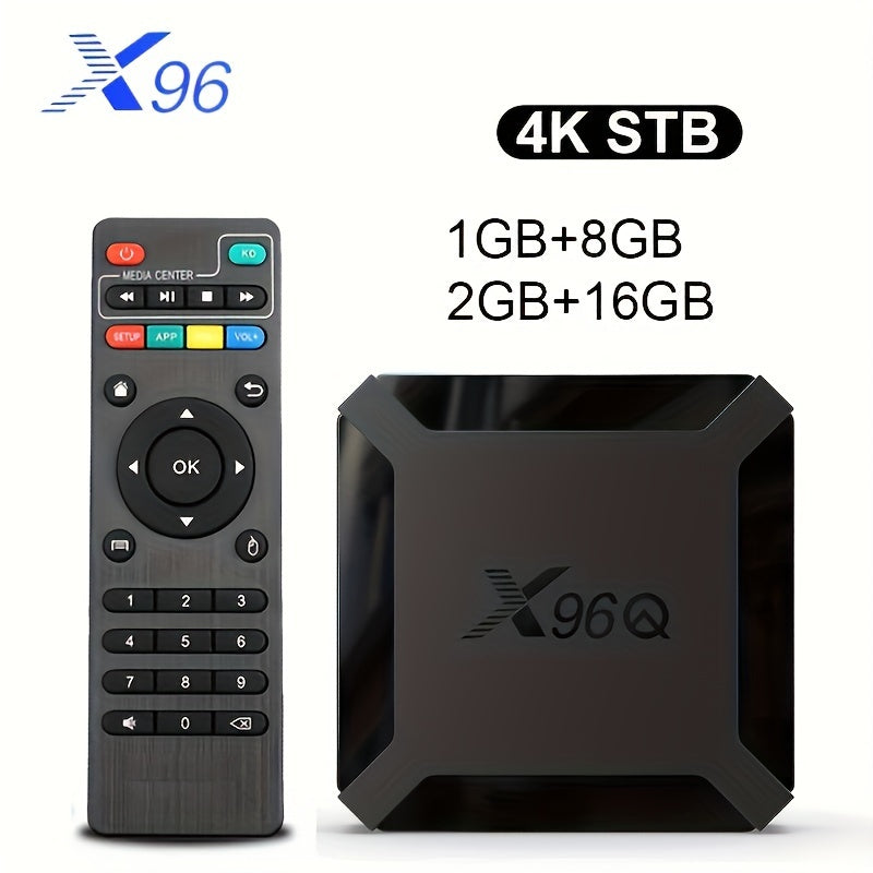 X96Q Smart TV Box with Allwinner H313 Quad Core CPU - Perfect for 4K Streaming - Cyprus