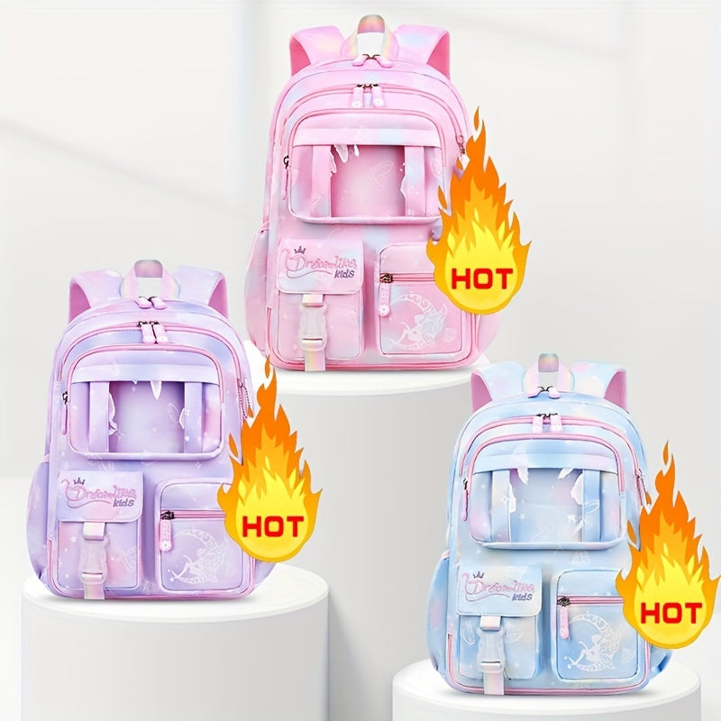 New Princess Fantasy Color Backpack With Cute Rabbit Pendant - Cyprus