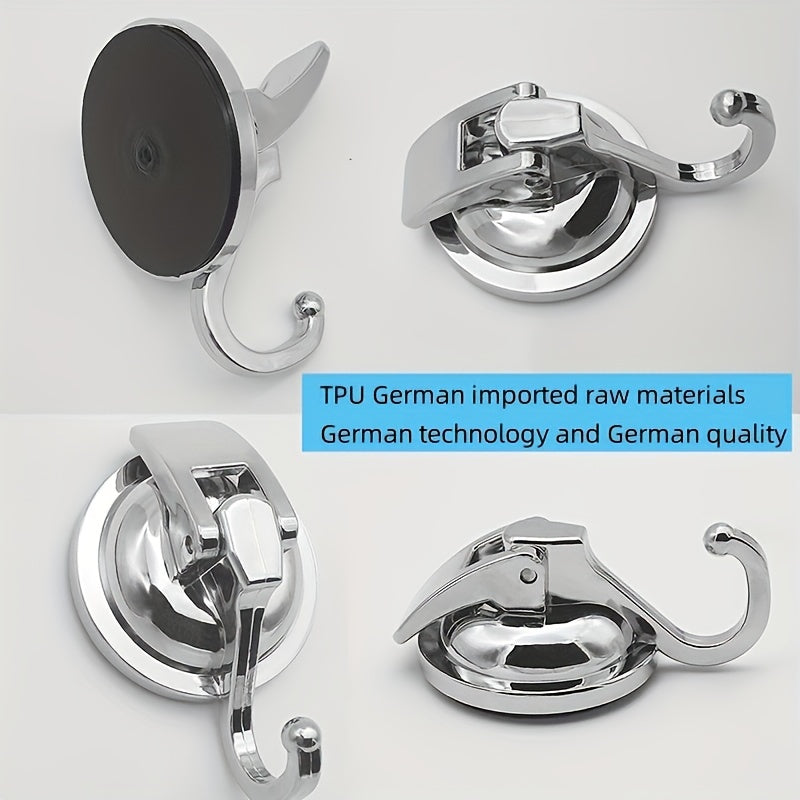 Strong Vacuum Suction Hooks - Reusable & Drilling-Free for Easy Installation