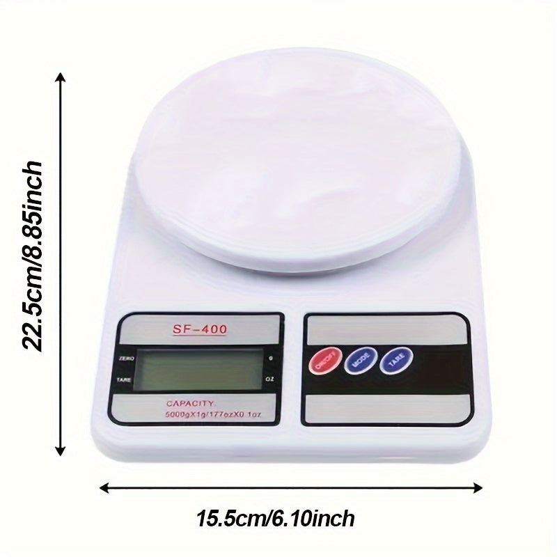 Digital Postal & Kitchen Scale - 10000g/1g, Unit Conversion, Tare Function - Cyprus