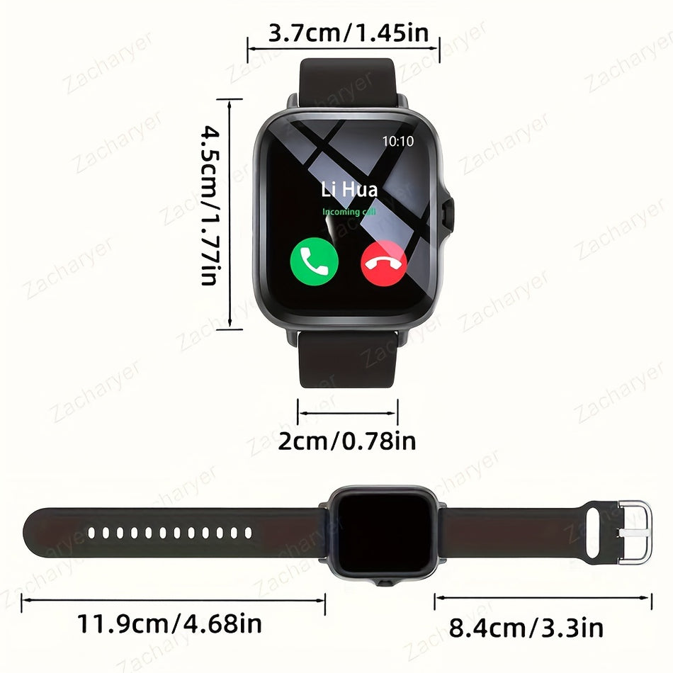 Zacharyer Smart Watch (Cevap/Makin Arama) Kadın Erkekler, Android/İPhone - Kıbrıs