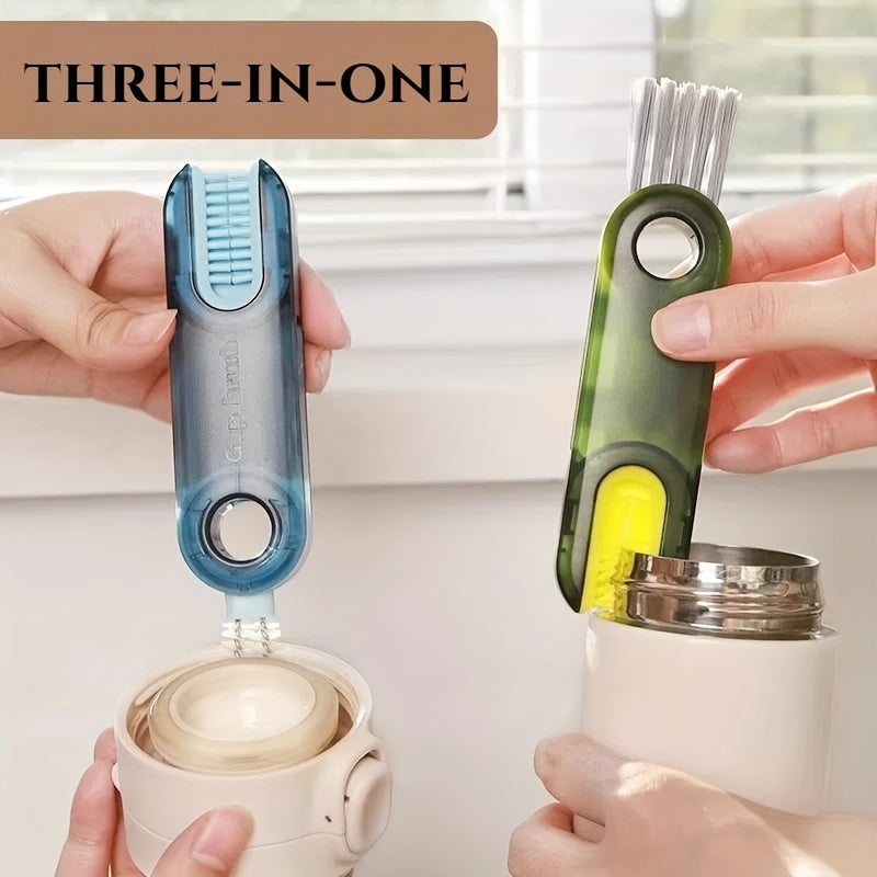 Three-in-One Cup Lid Cleaning Brush - Cyprus