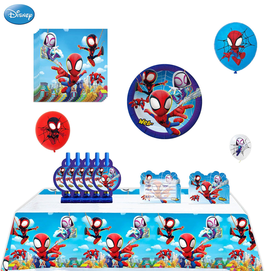 Spider -Man 53PCS Party Supplies που έχει ορίσει η UME - Κύπρος