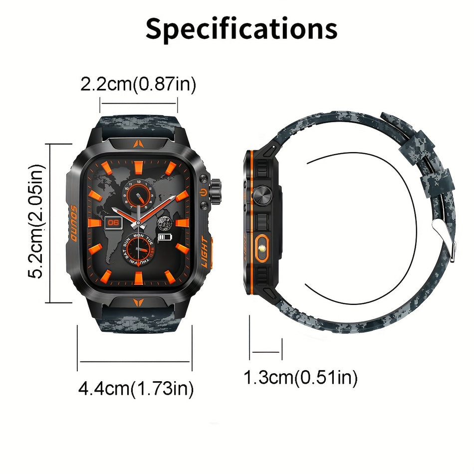 LED Smartwatch with Wireless Call & Waterproof Fitness Tracker - Cyprus